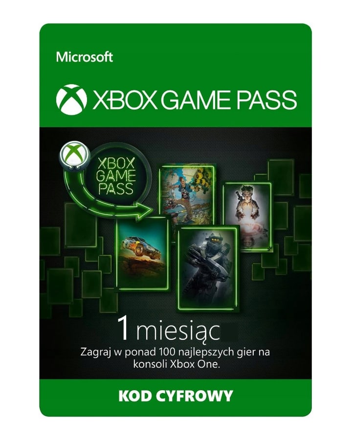 1 miesiąc subskrypcji Xbox Game Pass