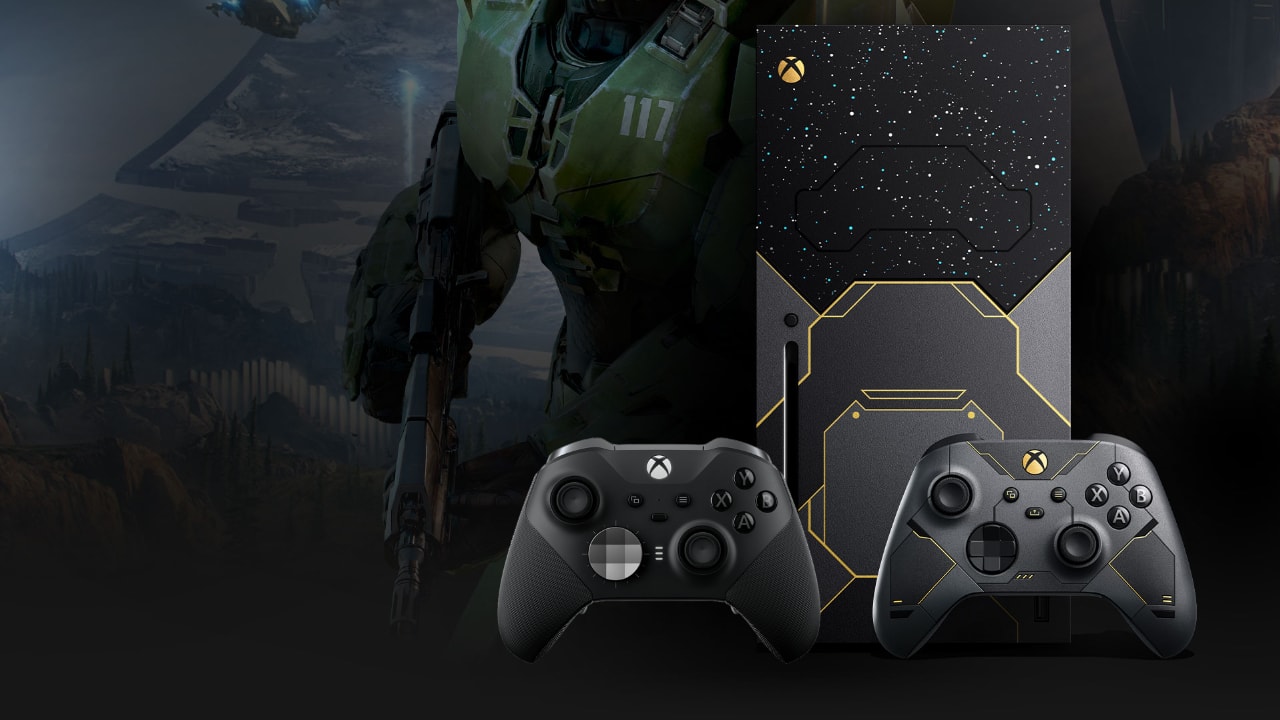 Xbox Series X Edycja limitowana Halo Infinite + kontroler Xbox Elite Series 2