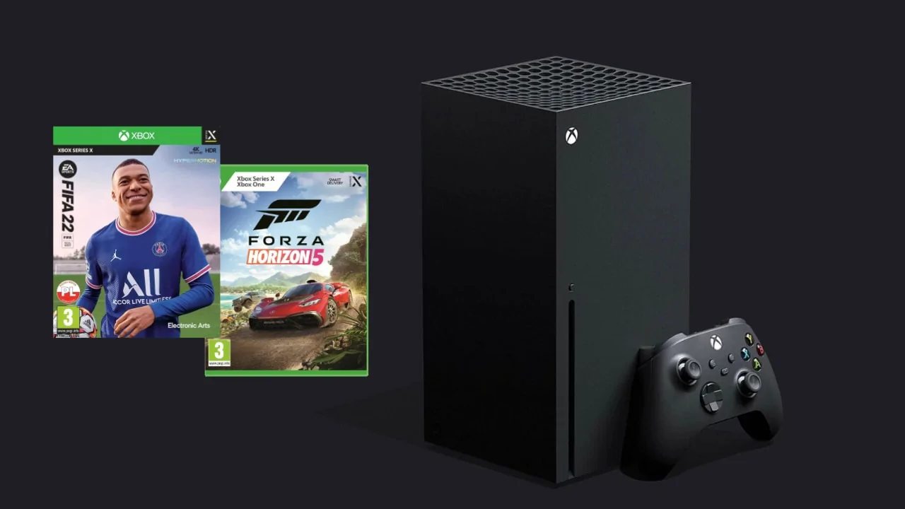 Xbox Series X + FIFA 22 + Forza Horizon 5