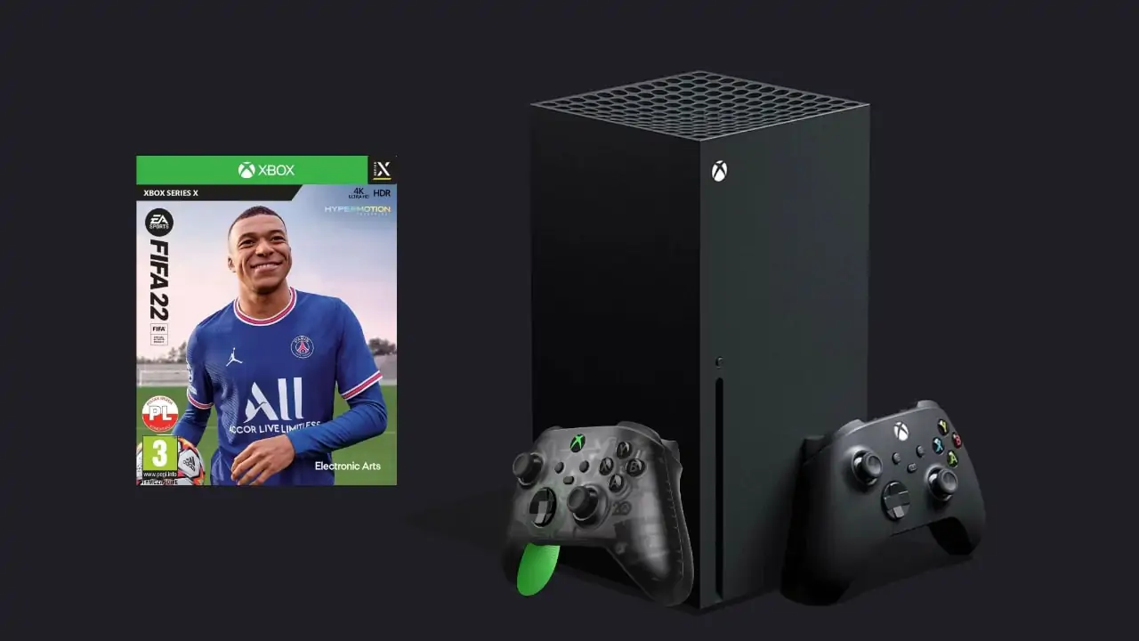 Xbox Series X + kontroler Xbox Series X|S 20th Anniversary Special Edition + FIFA 22