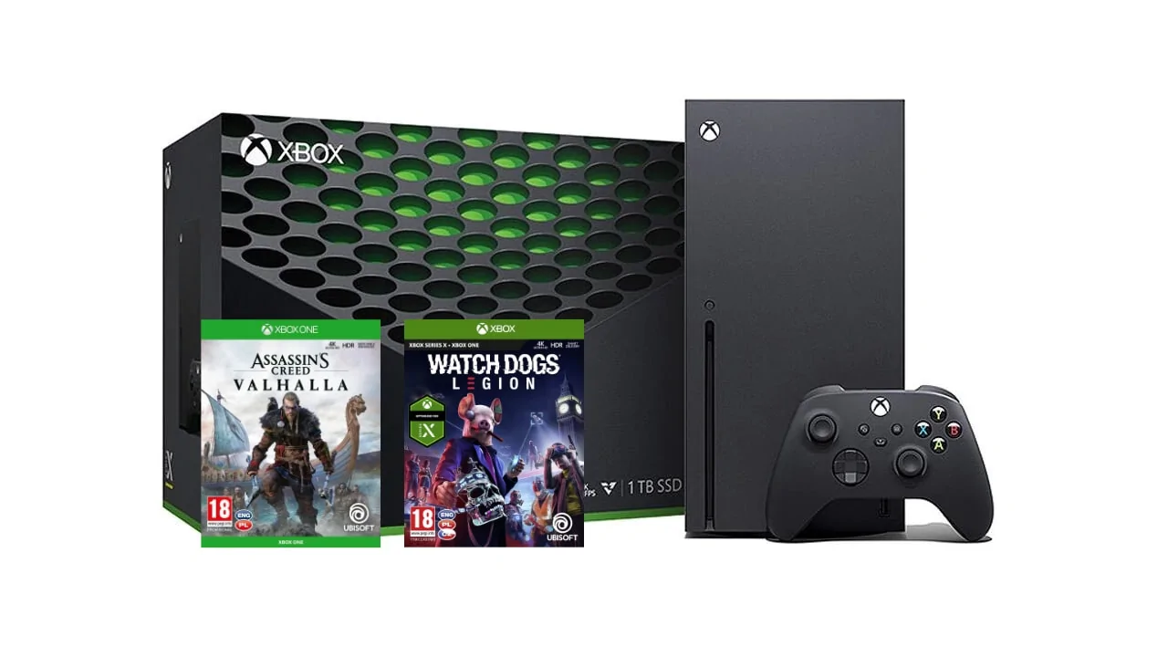 Xbox Series X + Assassin's Creed Valhalla + Watch Dogs Legion