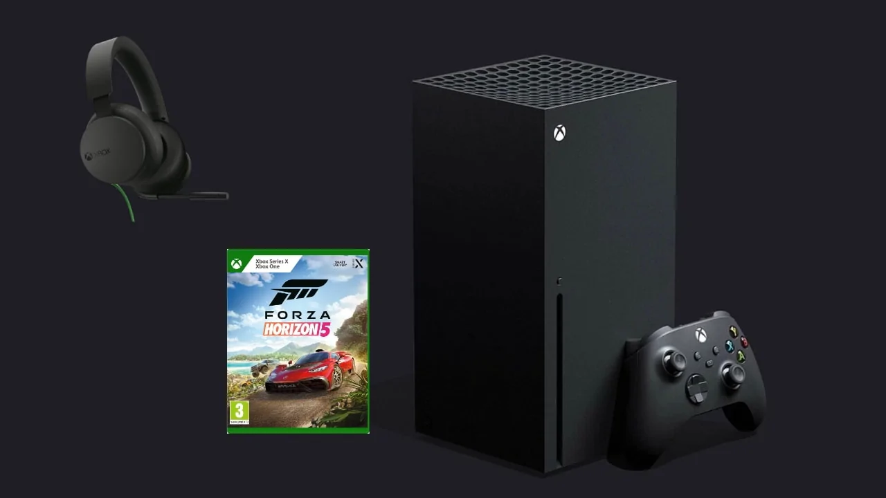 Xbox Series X + Microsoft Xbox Series Stereo Headset (przewodowe) + Forza Horizon 5
