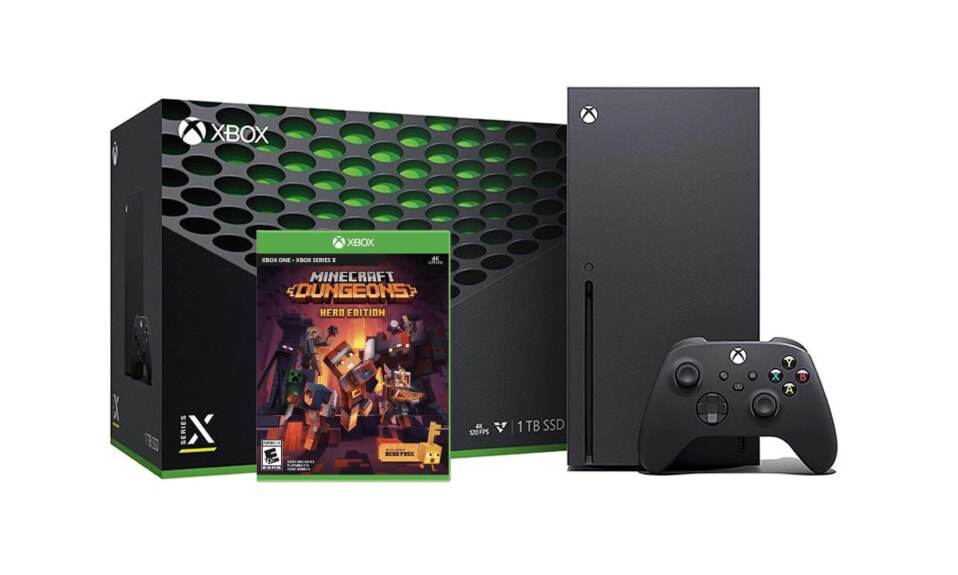 Xbox Series X + Minecraft Dungeons - Edycja Hero
