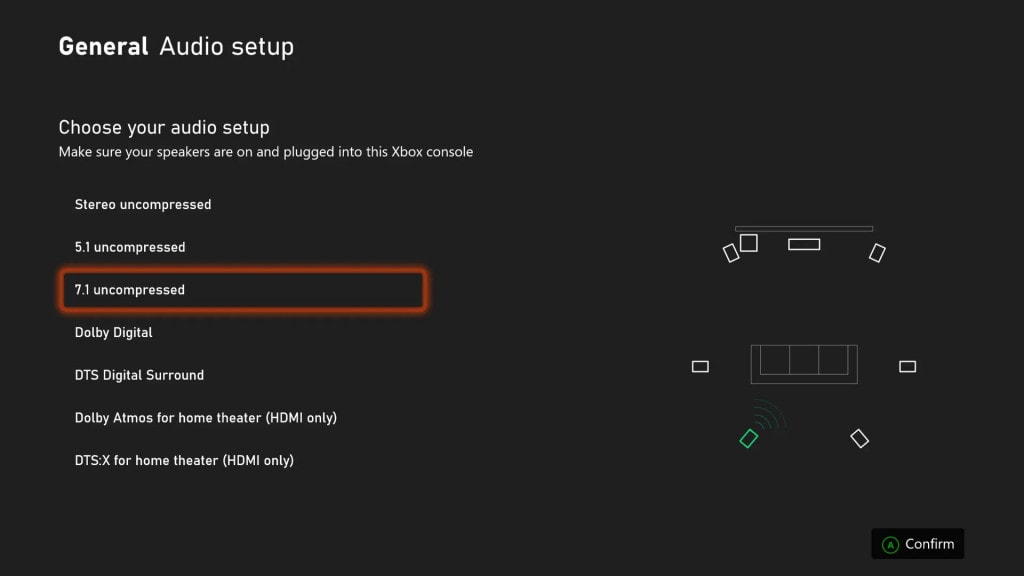 Nowy kreator konfiguracji dźwięku Xbox