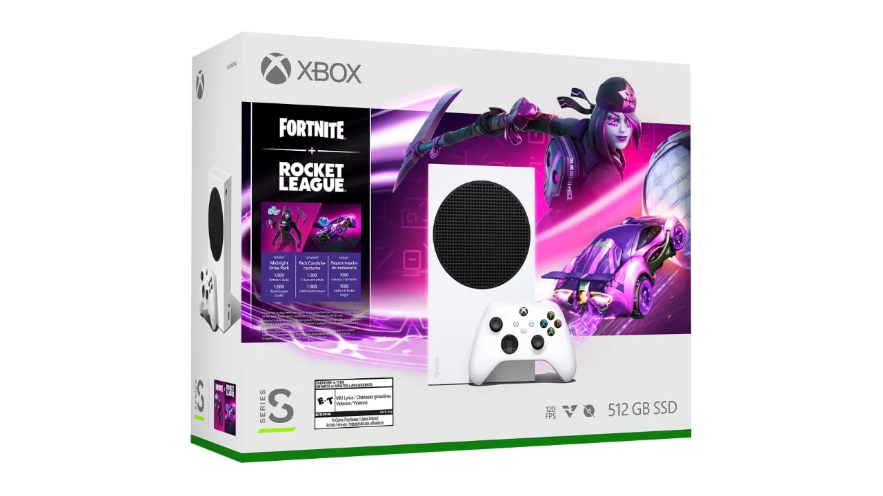 Xbox Series S Fortnite + Rocket League Bundle