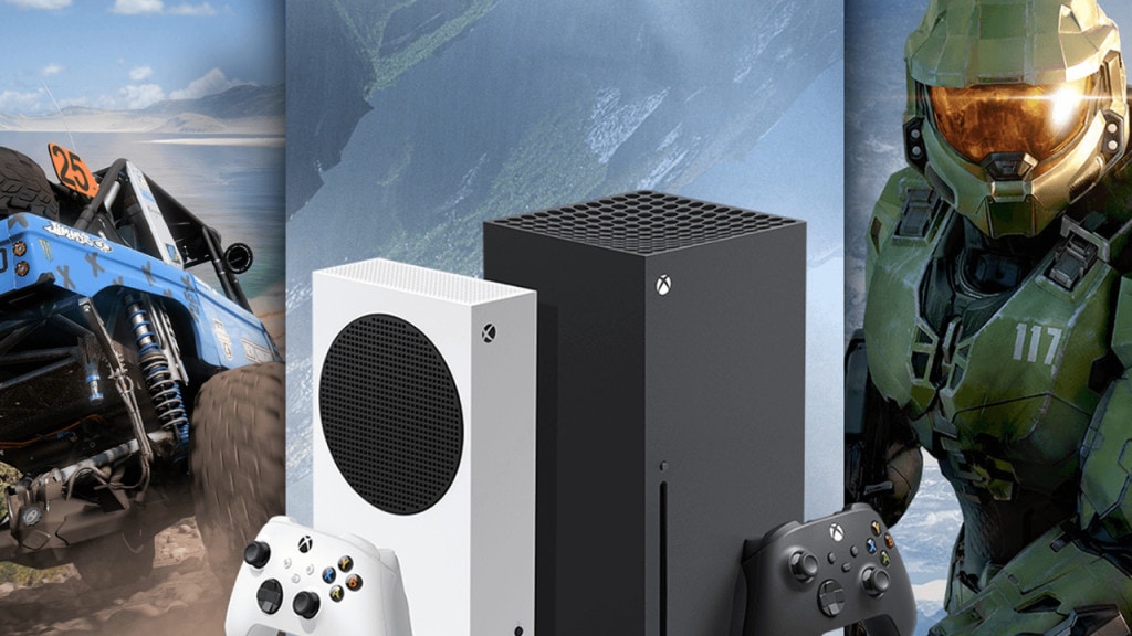 Konsole Xbox Series X|S z Halo Infinite i Forza Horizon 5