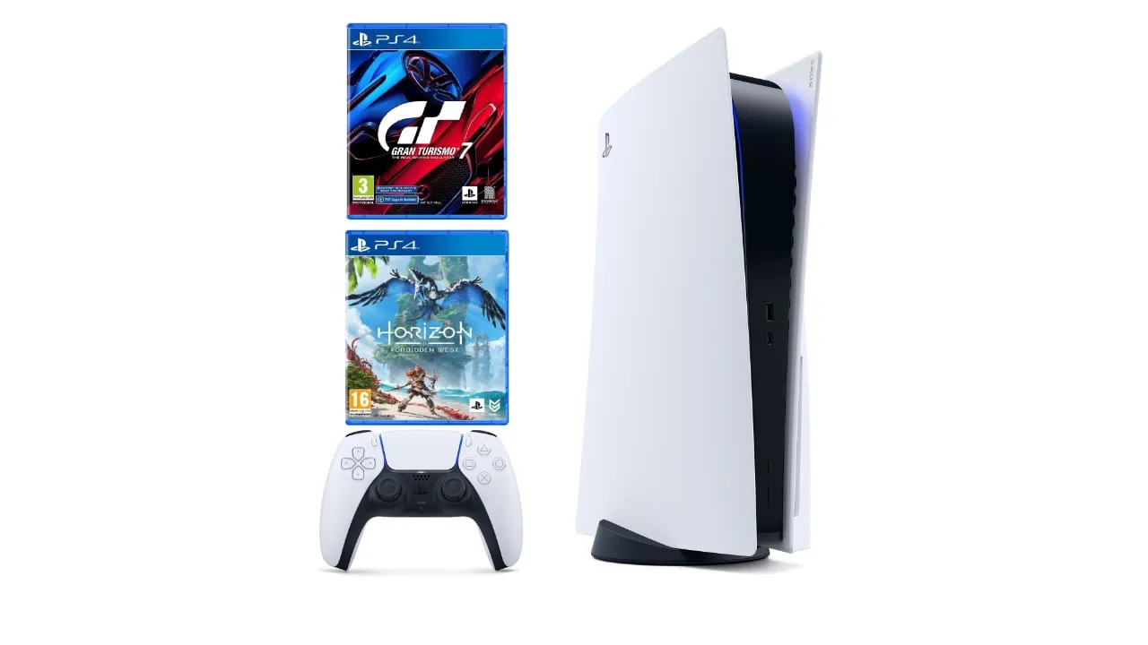 PlayStation 5 + Gran Turismo 7 + Horizon Forbidden West