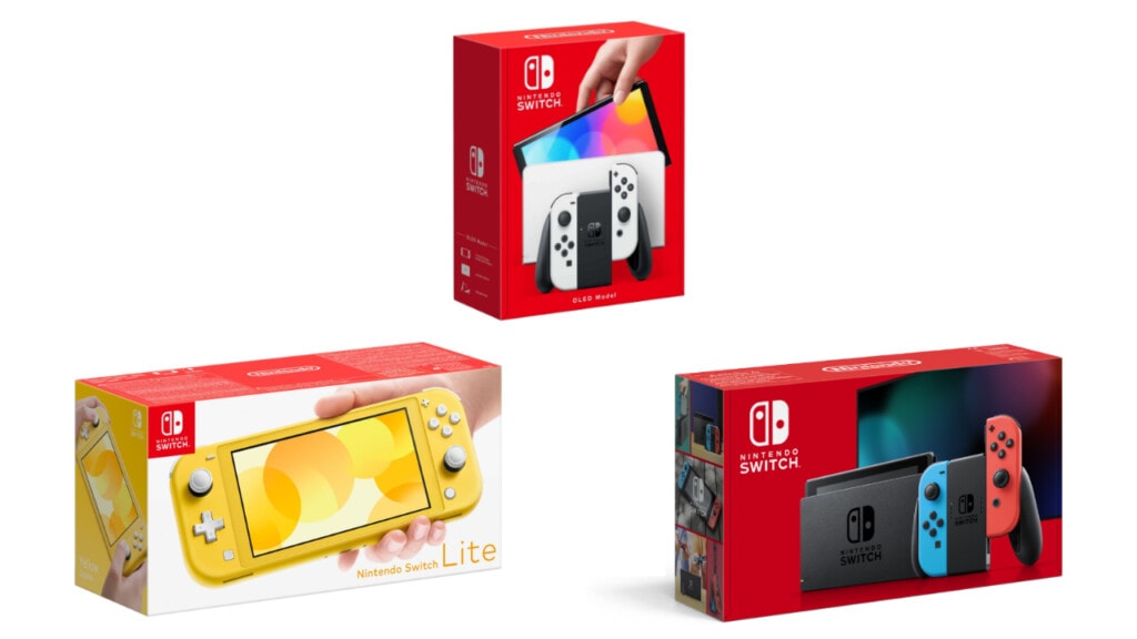 Nintendo Switch, Nintendo Switch Lite, Nintendo Switch OLED