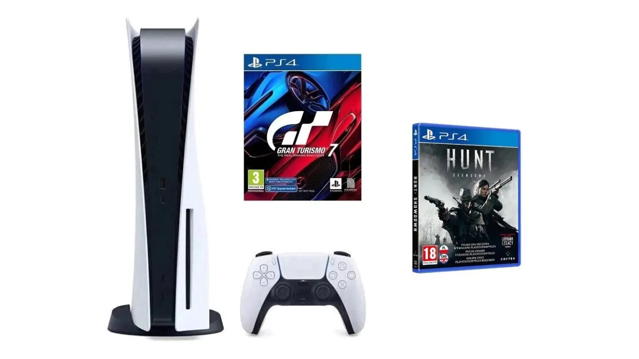 PlayStation 5 + Gran Turismo 7 + Hunt Showdown