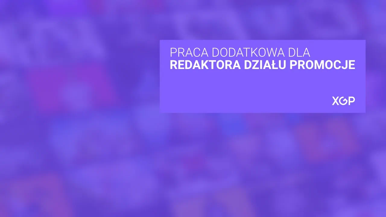 Praca redaktor działu promocje