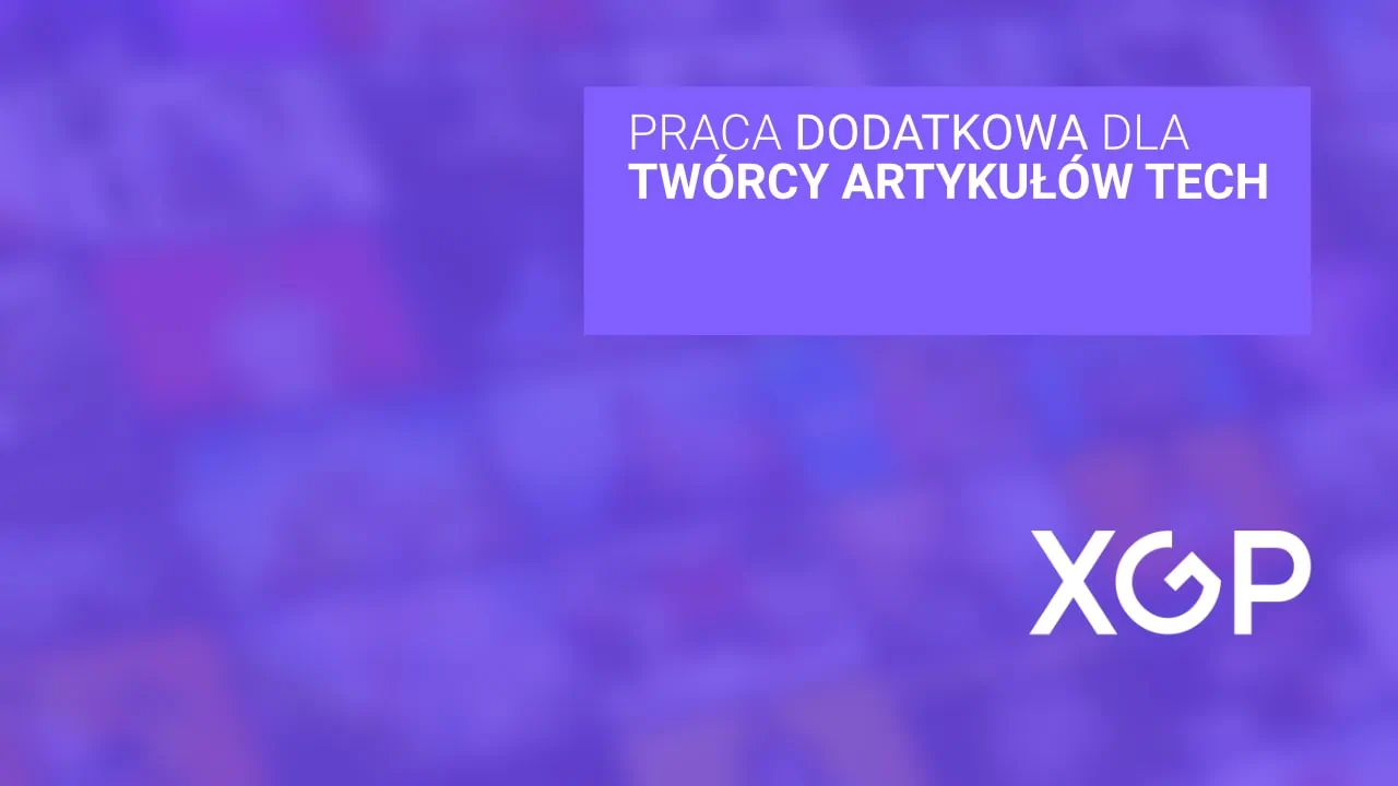 Praca twórca artykułów tech