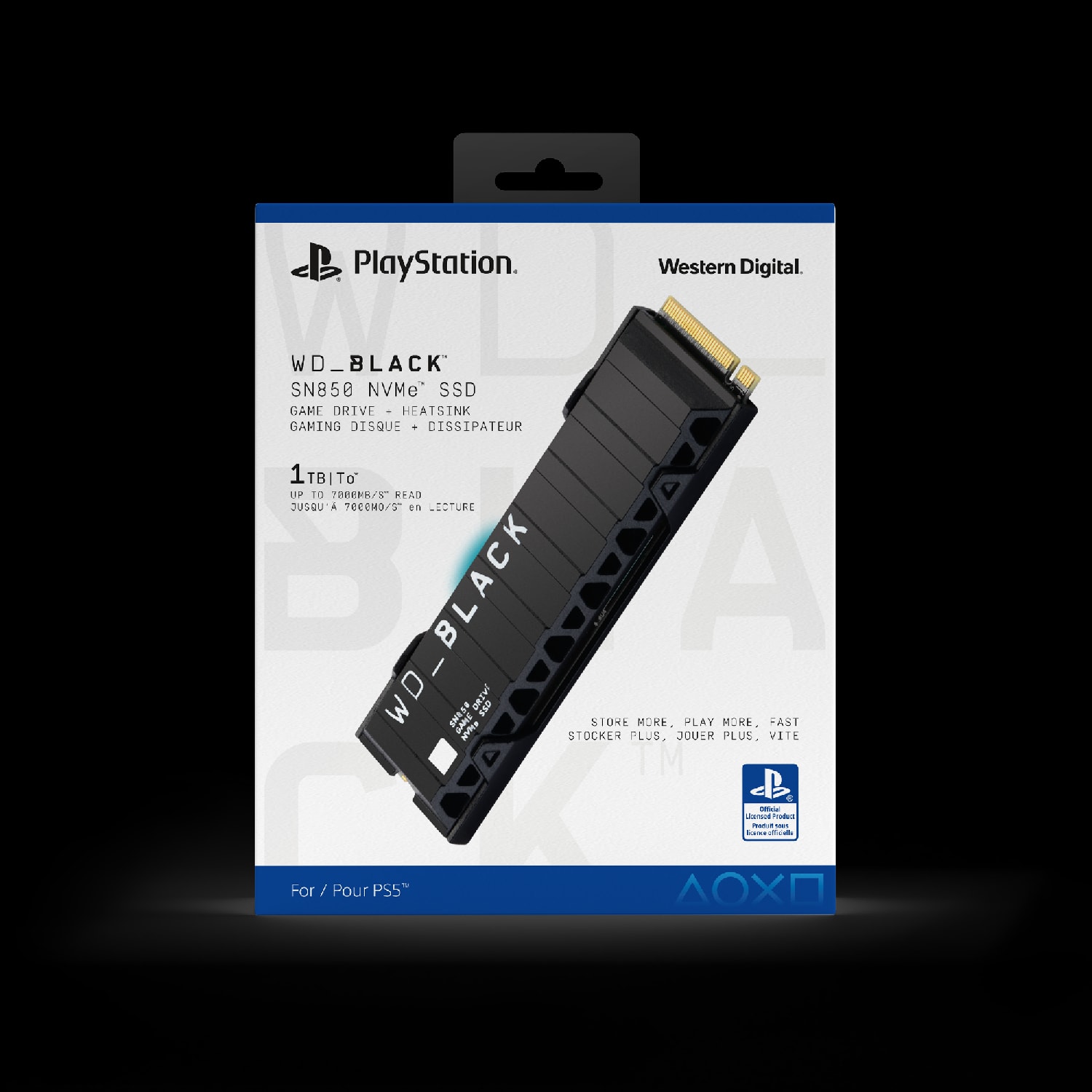 WD_BLACK SN850 NVMe SSD for PS5
