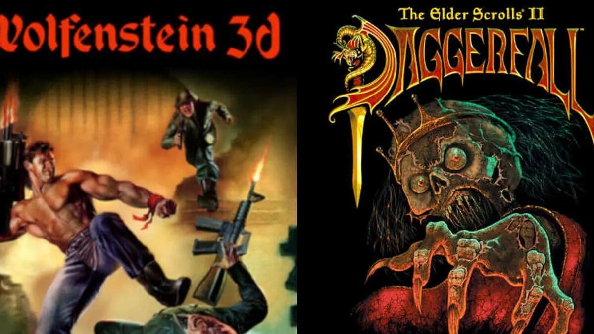 Wolfenstein 3D i The Elder Scrolls II: Daggerfall