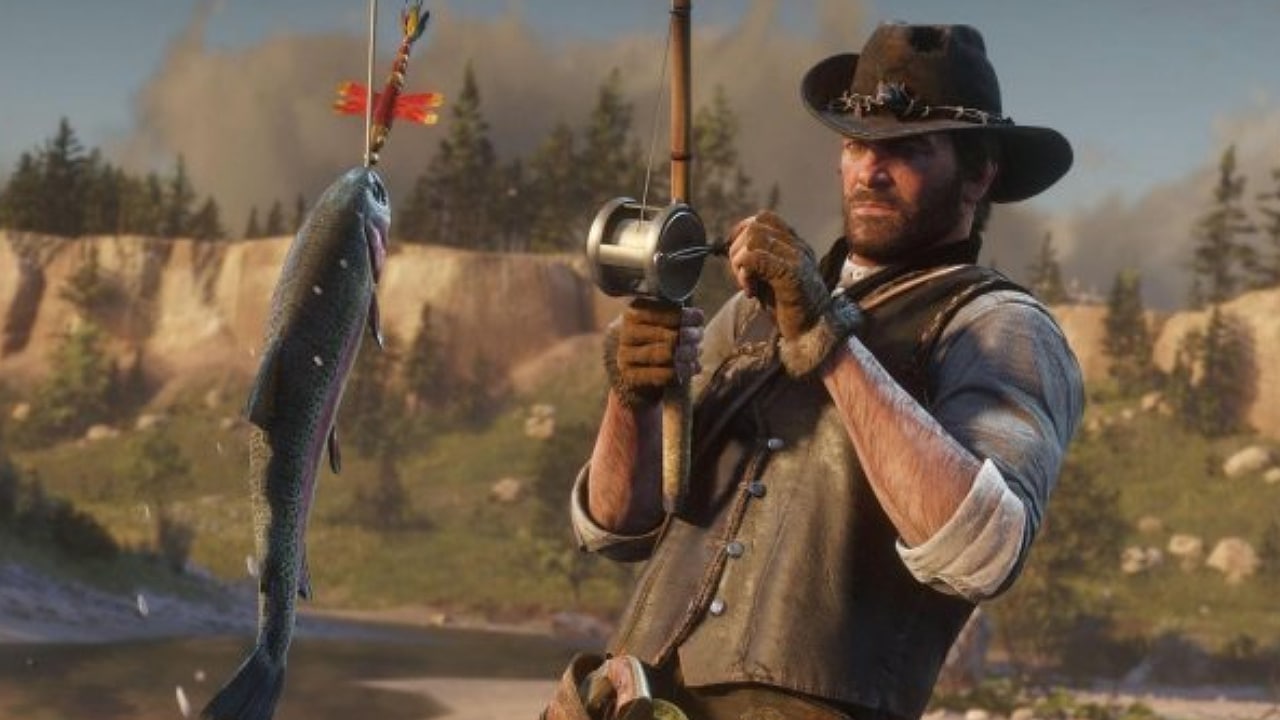Red Dead Redemption 2 łowienie ryb