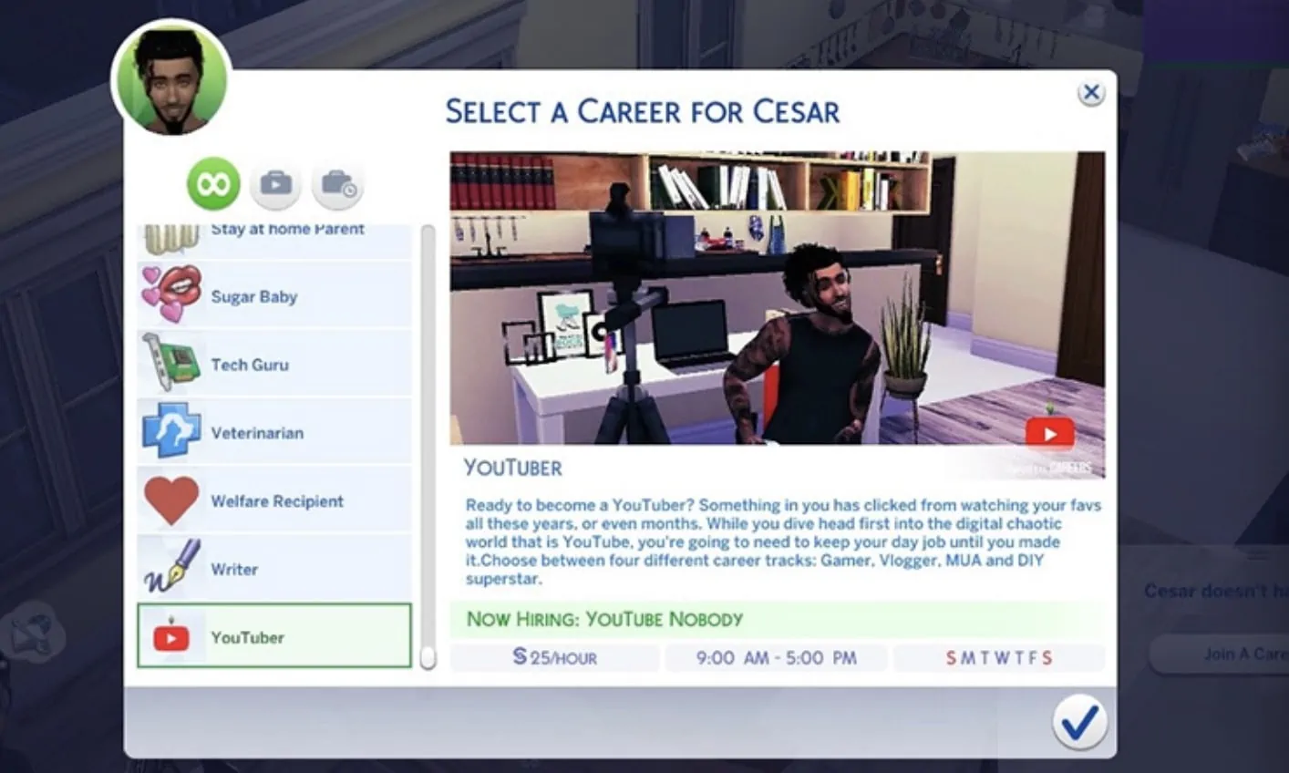 The Sims 4 Part Time Jobs