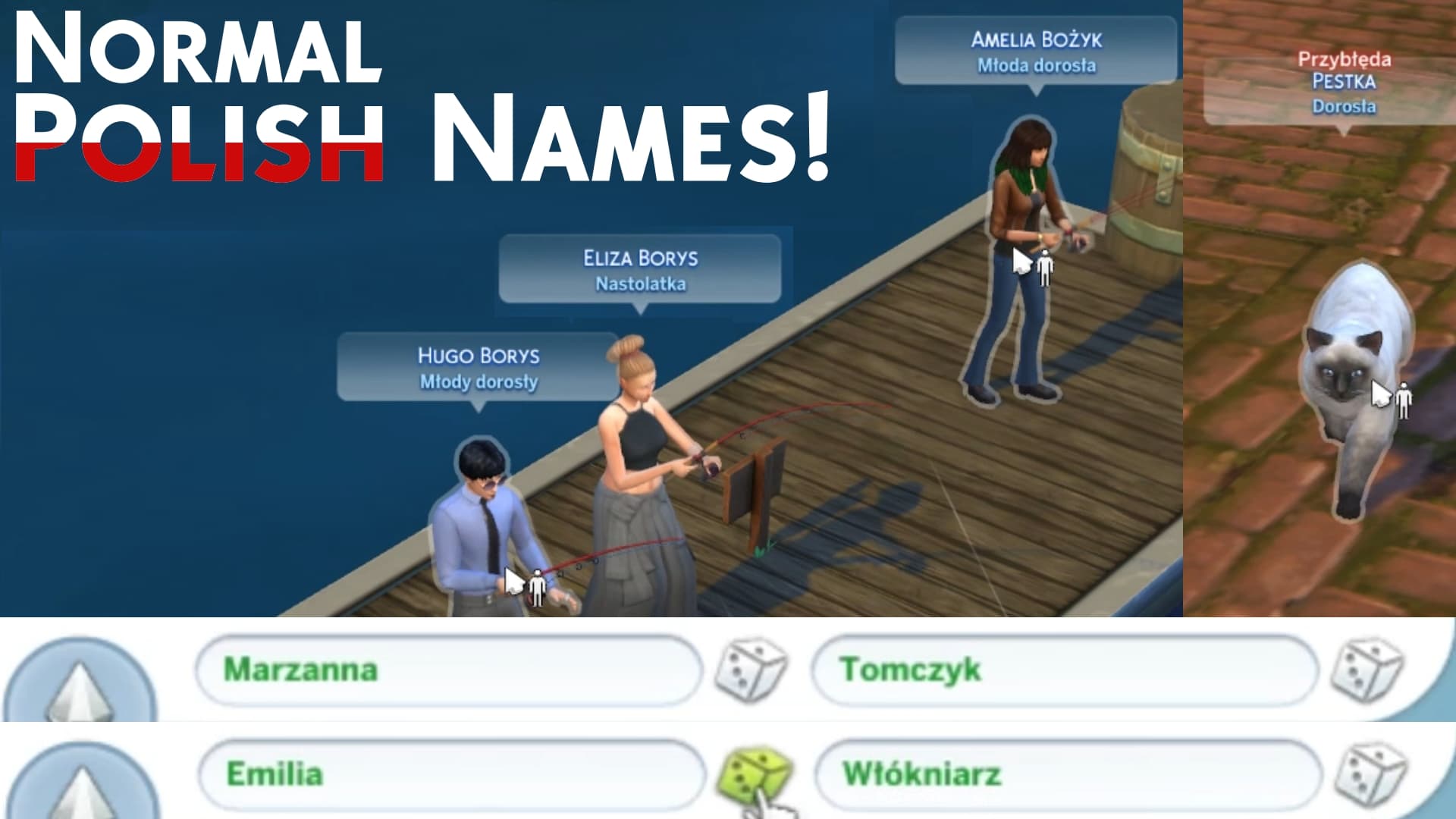 The Sims 4 Normal & More Polish Names