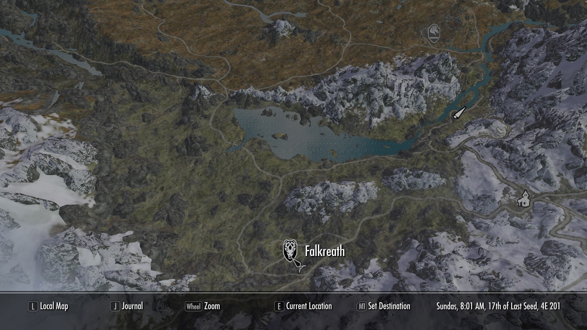 Skyrim: A Quality World Map mod