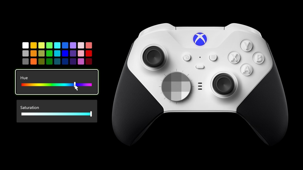 Xbox Elite Series 2 zmiana kolorów diody