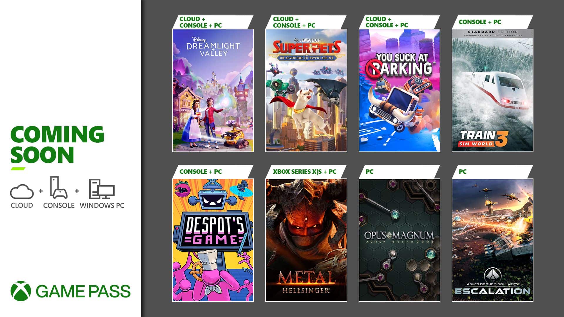 Xbox Game Pass na wrzesień 2022, pierwsza połowa miesiąca