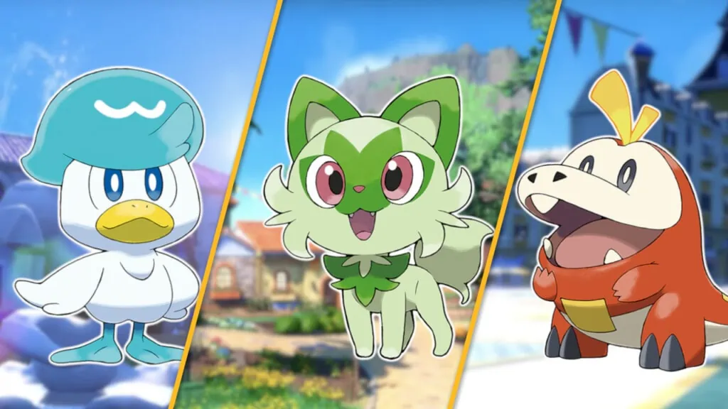 Pokemon Scarlet & Violet startery