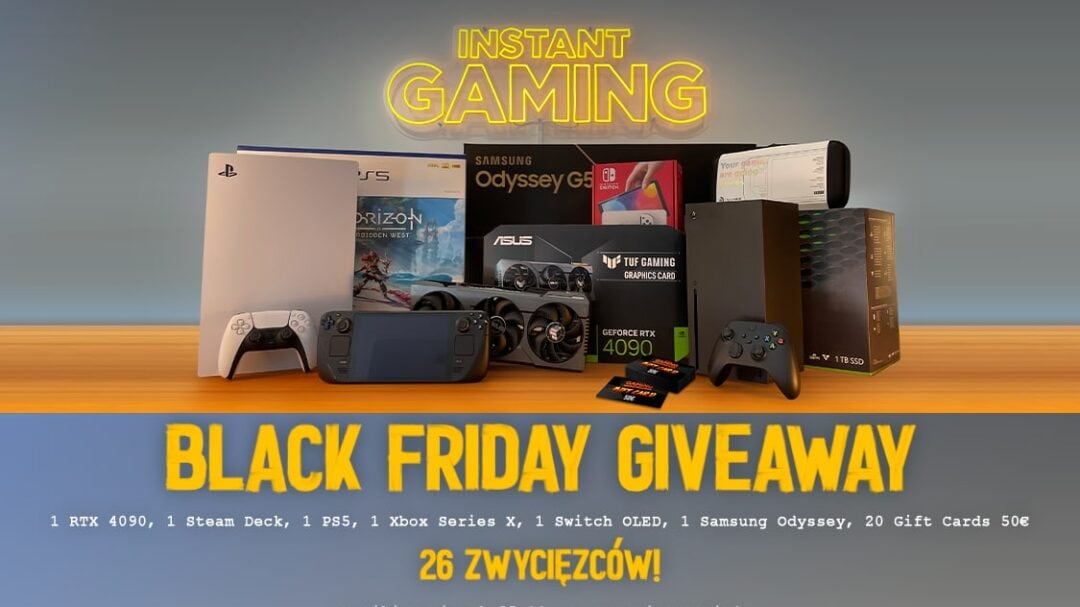 Instant Gaming giveaway Black Friday 2022