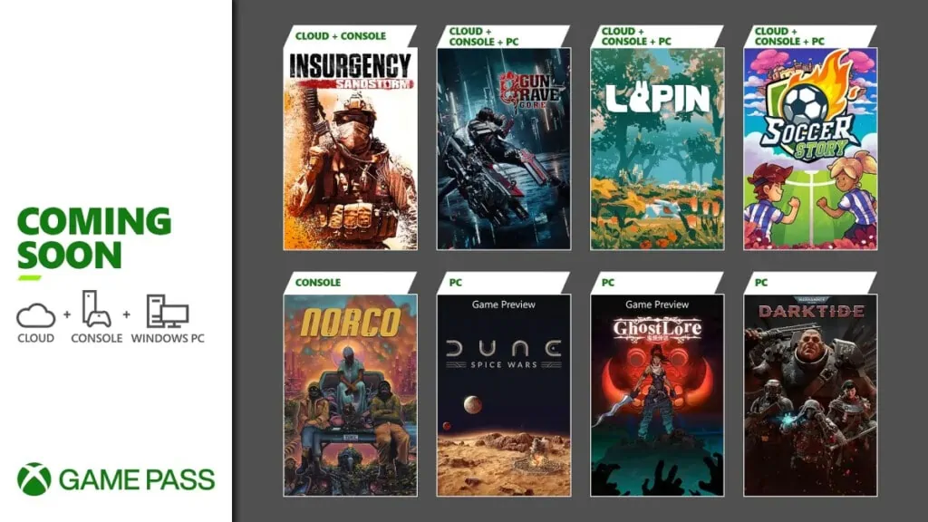 Gry w Xbox Game Pass na drugą połowę listopada 2022
