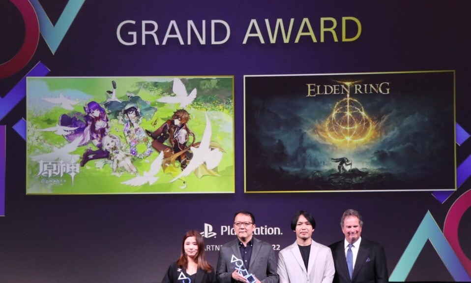 PlayStation Partner Awards 2022 Japan Asia Elden Ring Genshin Impact