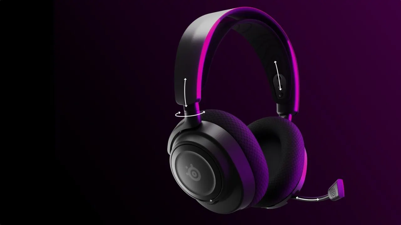 【16様】SteelSeries Arctis Nova 7 Wireless SteelSeries Arctis Nova 7X bezprzewodowy zestaw słuch