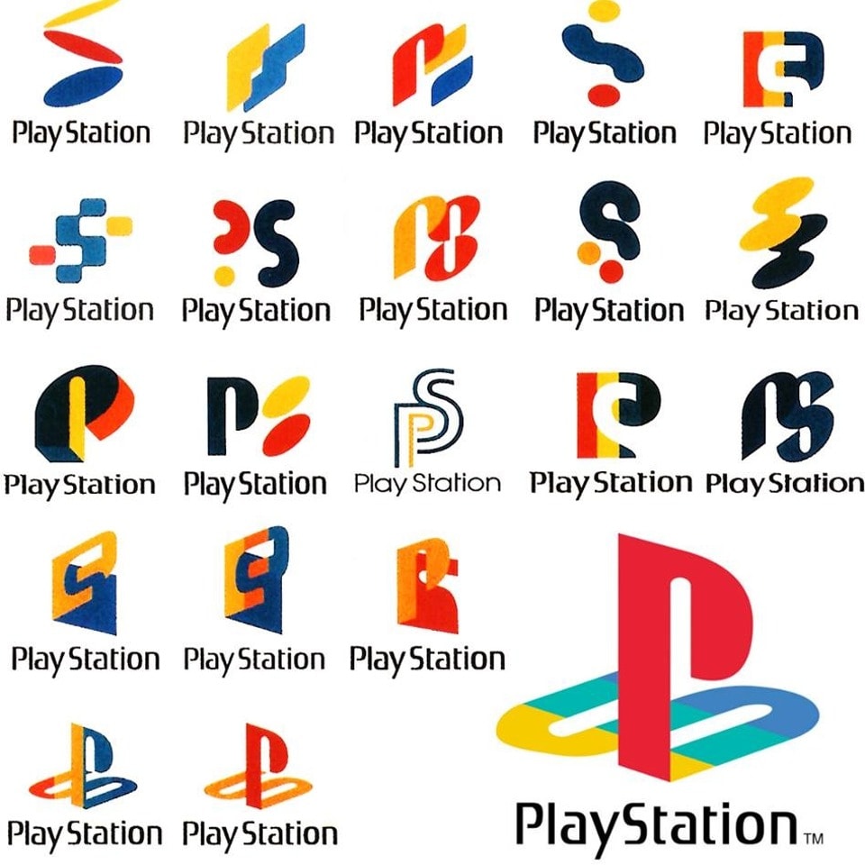 Rozwój logo PlayStation