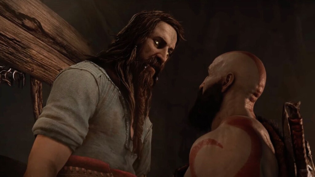 God of War Ragnarok Kratos i Tyr