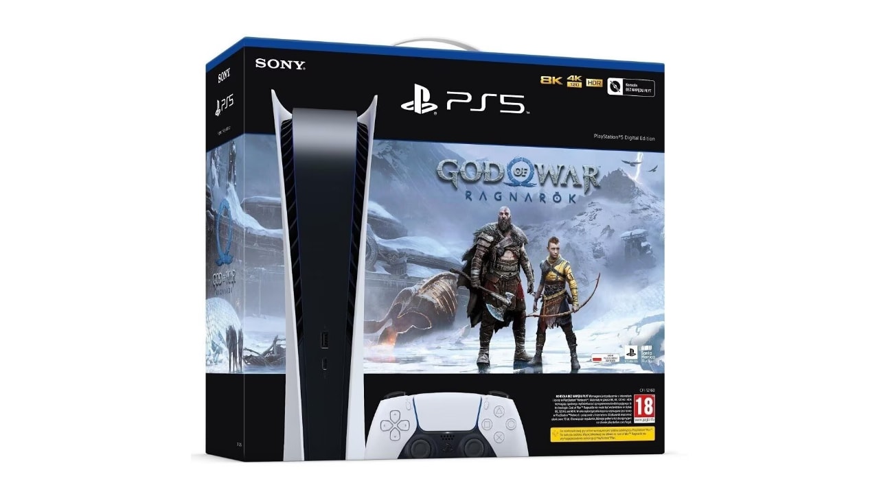 PlayStation 5 Digital + God of War Ragnarok