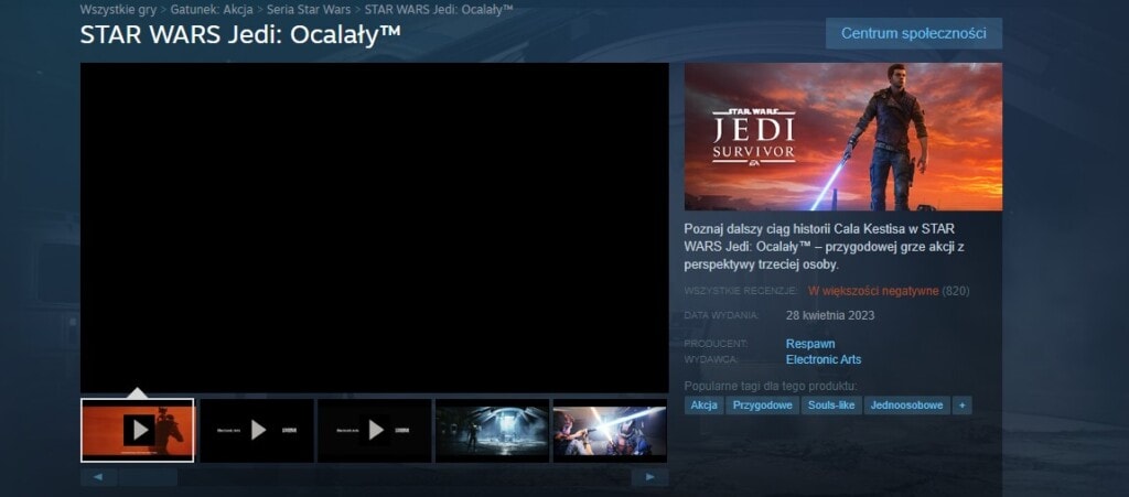 Star Wars Jedi Survivor Steam