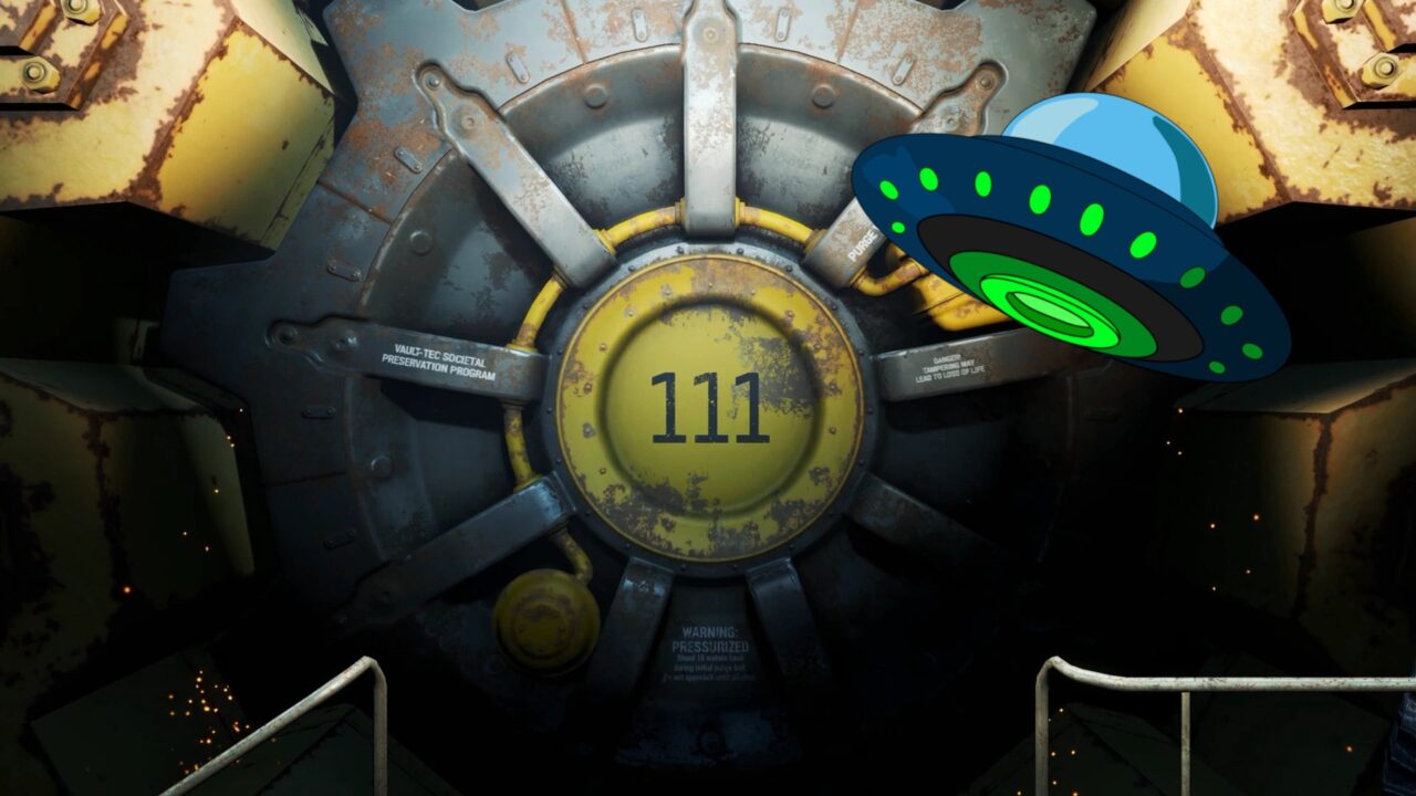 Krypta 111 Fallout 4 UFO