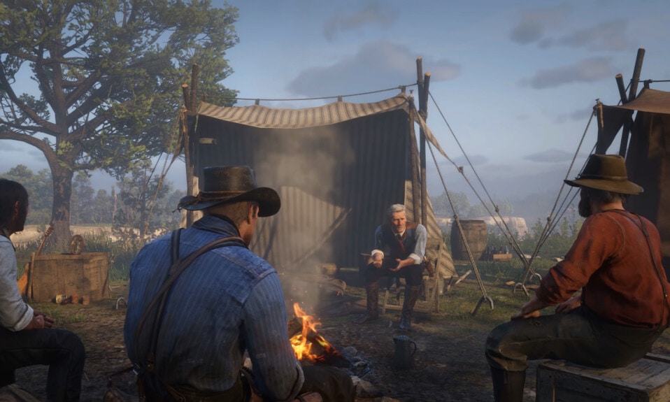 Red Dead Redemption 2 ognisko