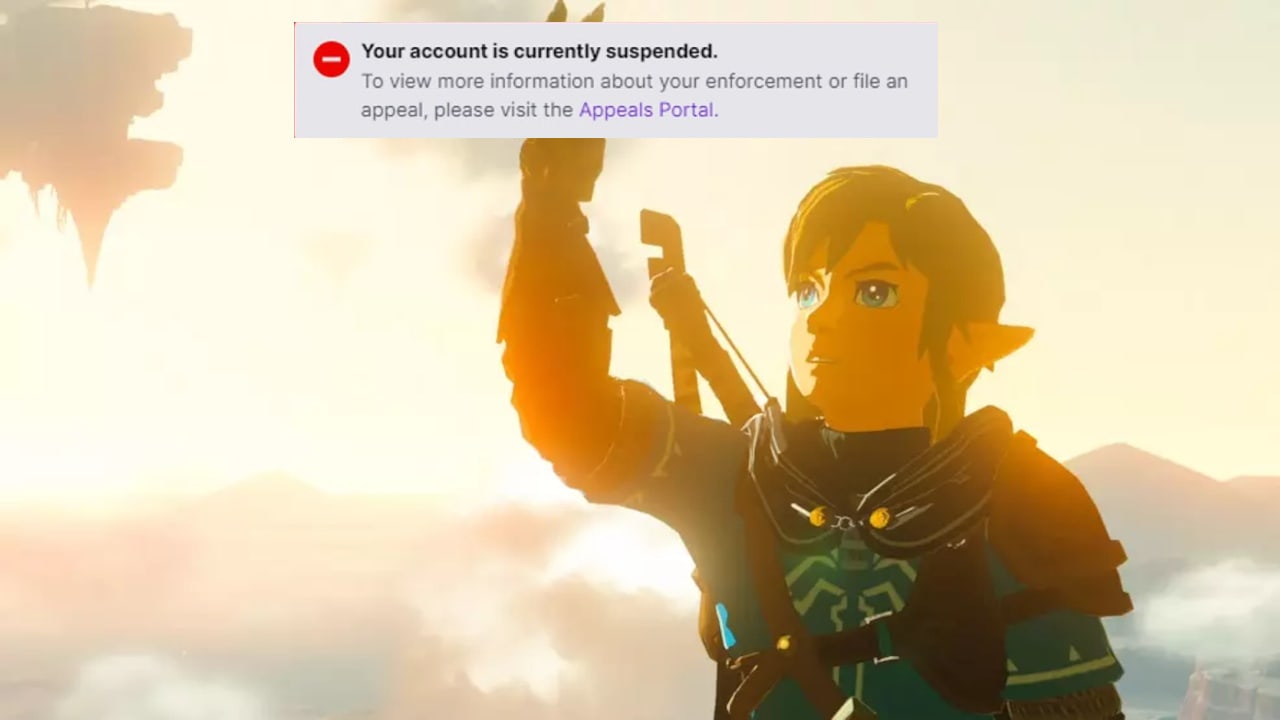 The Legends of Zelda Tears of kingdom ban