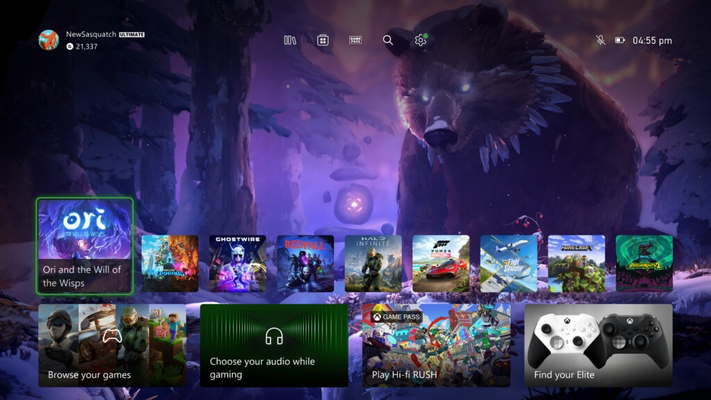 Xbox - testowa wersja nowego menu