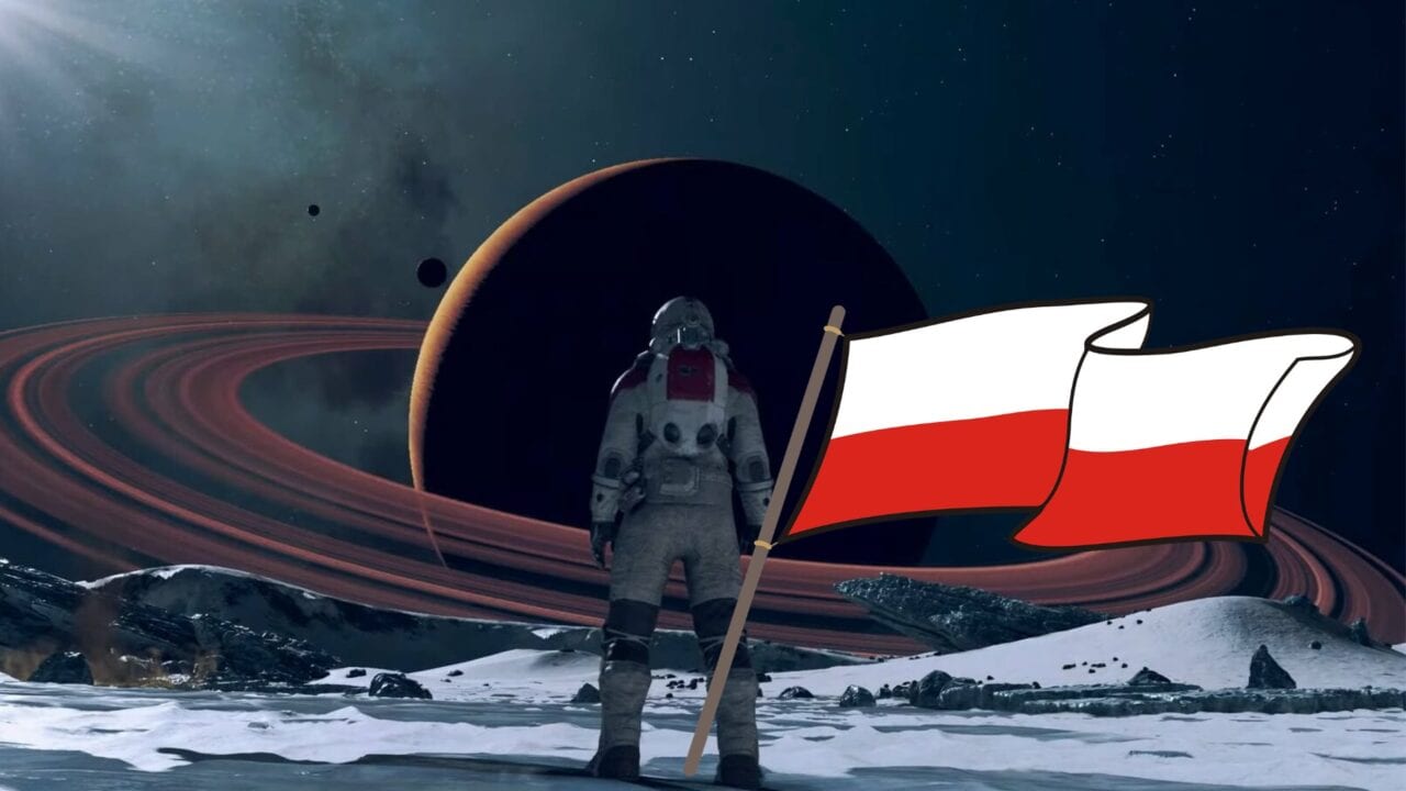 Starfield flaga Polski