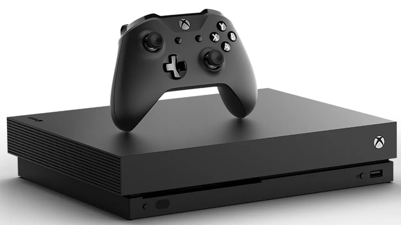 Xbox One X czarno-biały