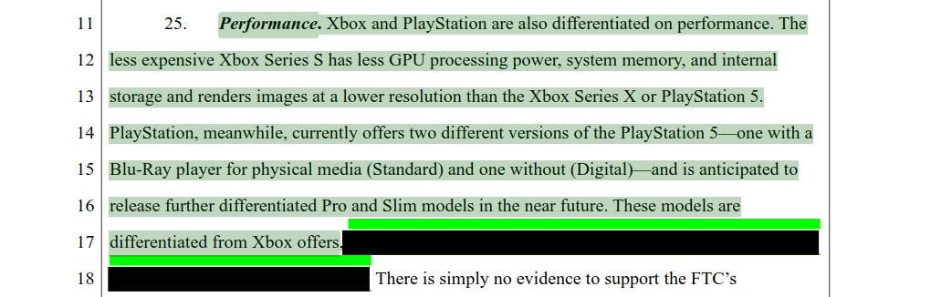 FTC Microsoft dokumenty PS5 Pro