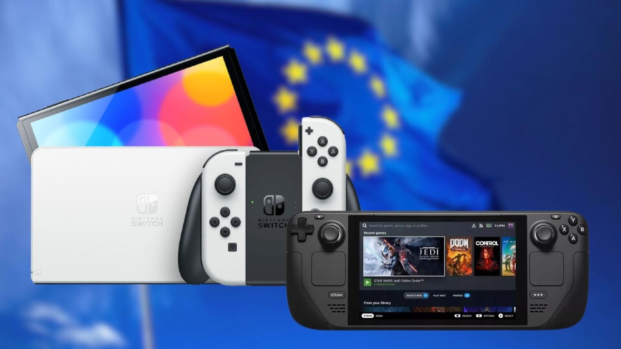Steam Deck Nintendo Switch Unia Europejska