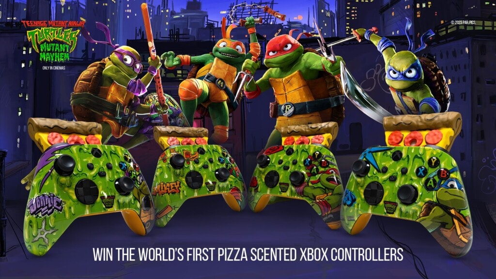 Xbox kontroler Wojownicze Żółwie Ninja