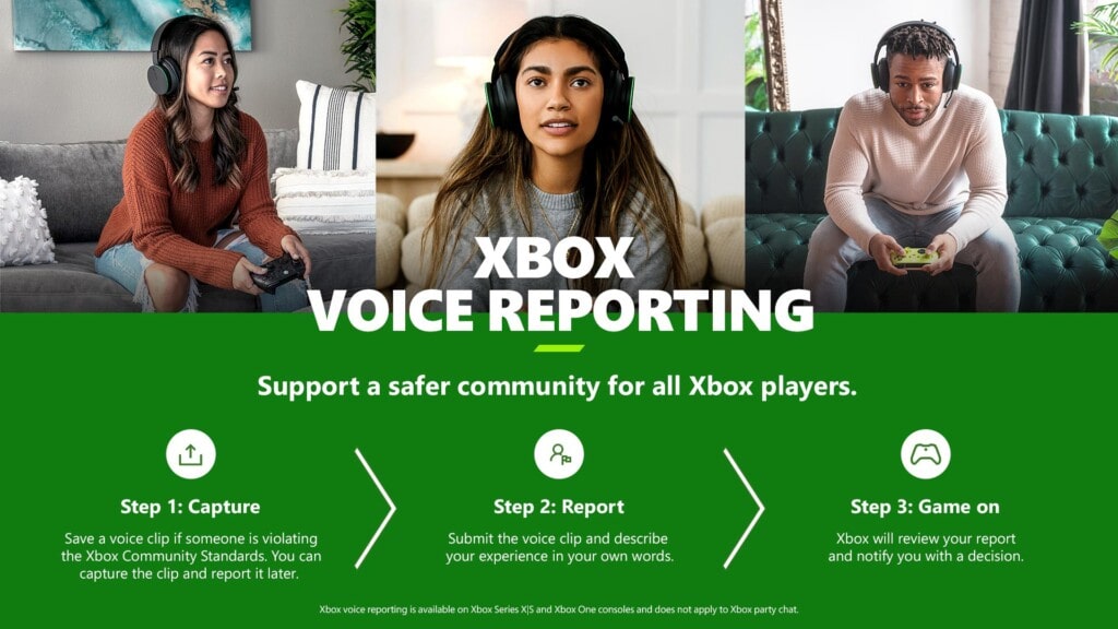 Xbox raportowanie nieodpowiedniego zachowania na czacie głosowym