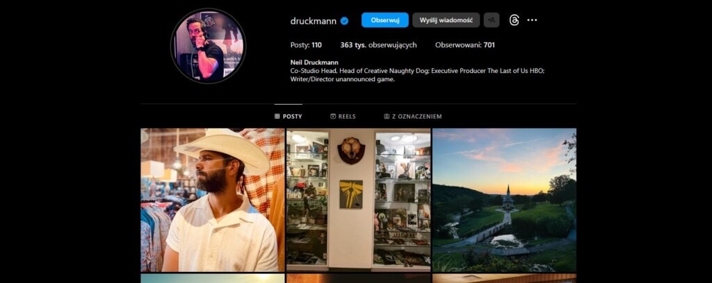 Neil Druckmann Instagram