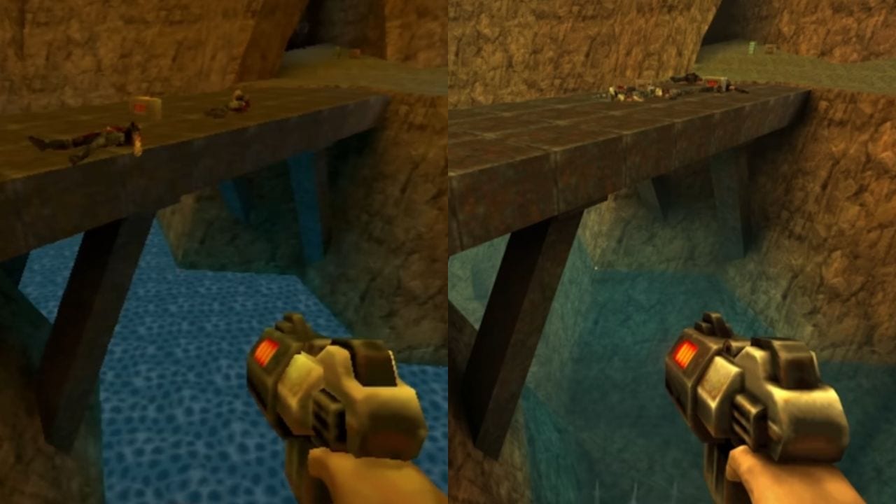 Quake 2 remastered porównanie