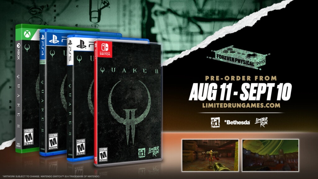 Quake 2 - wydanie pudełkowe na Nintendo Switch, PS4, PS5, Xboxa One i Xboxa Series X