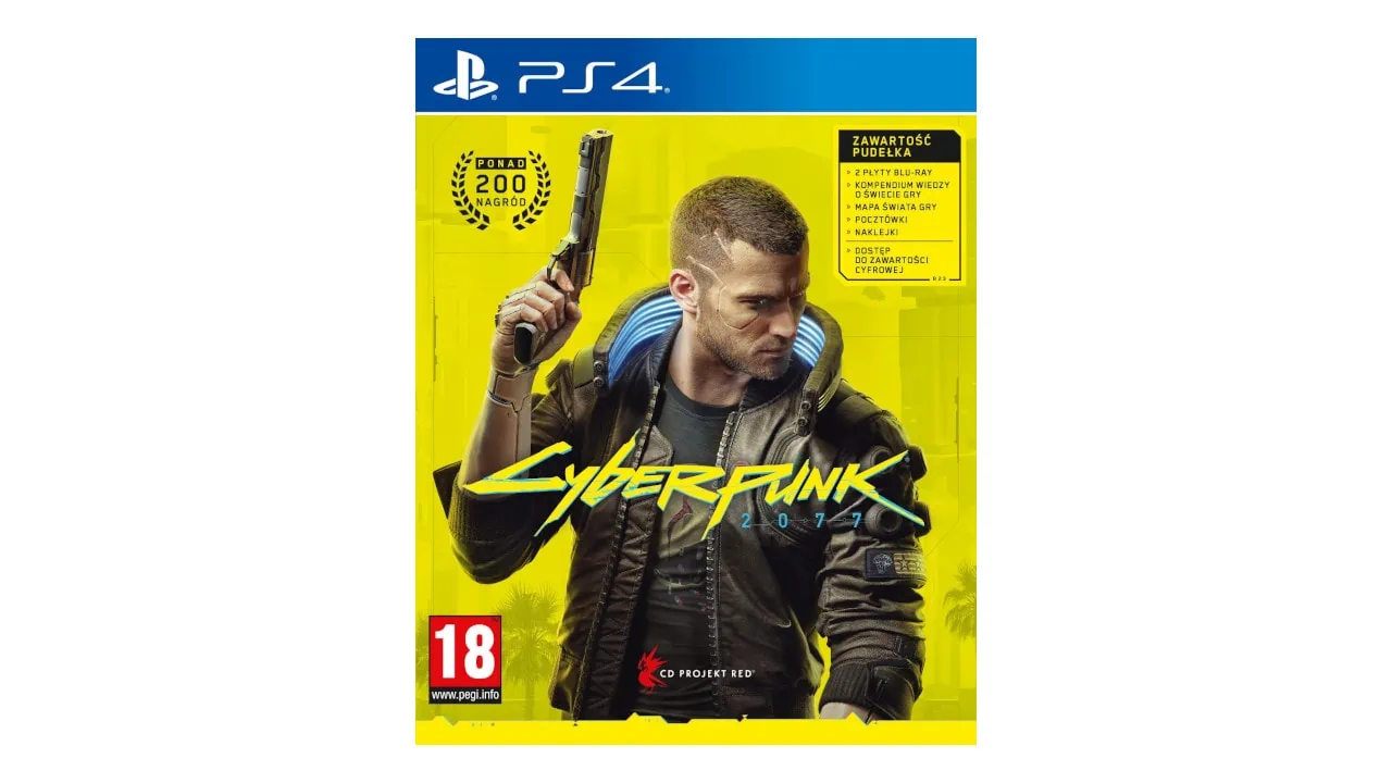 Pudełkowe wydanie Cyberpunk 2077 na PS4 i PS5 dostępne za 74 zł