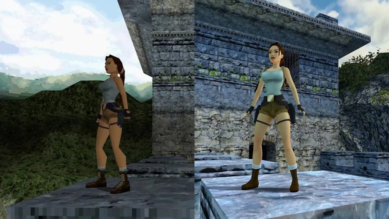 tomb raider i-iii remastered porównanie