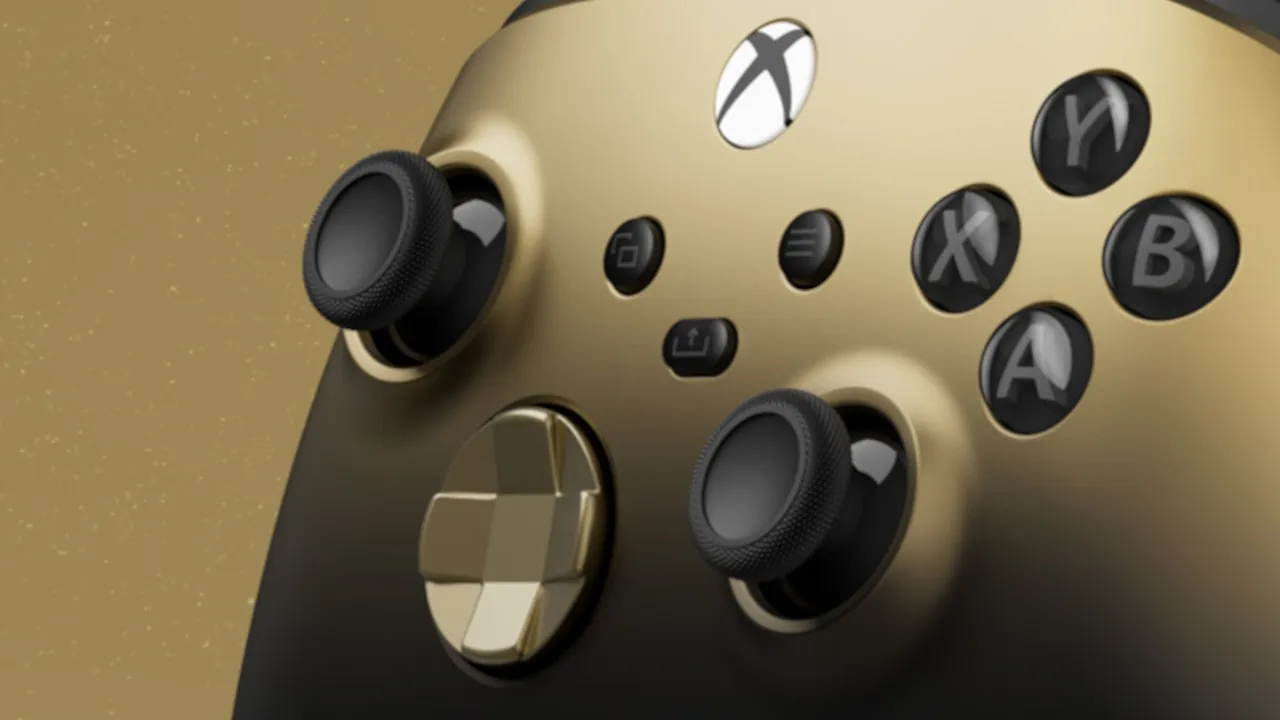 Kontroler Xbox Gold Shadow