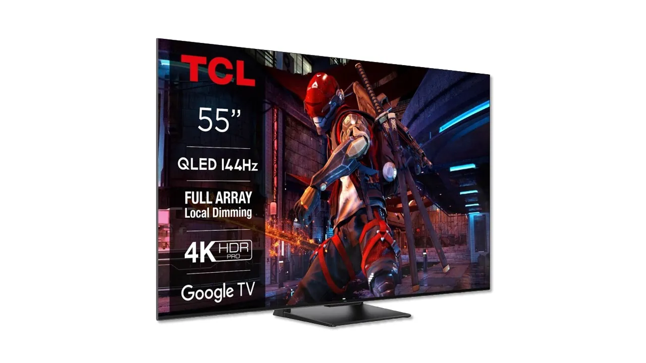 Telewizor TCL 55QLED870 (55″ QLED 4K 144 Hz) dostępny w promocji za 2999 zł (300 zł taniej)