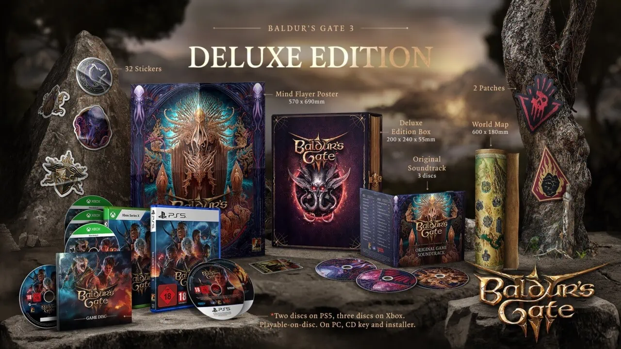 Baldur's Gate 3 Deluxe Edition PC PS5 Xbox Series X
